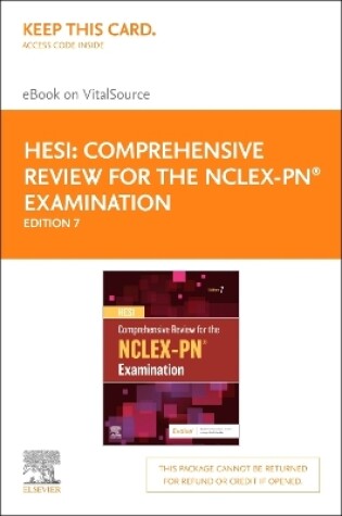 Cover of Comprehensive Review for the Nclex-Pn(r) Examination - Elsevier eBook on Vitalsource (Retail Access Card)