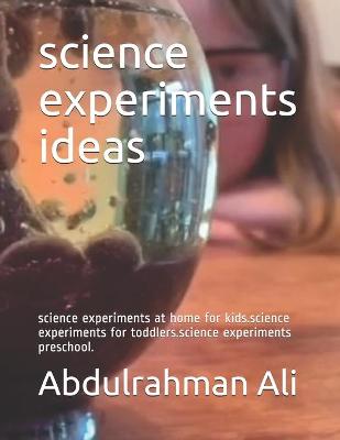 Book cover for science experiments ideas