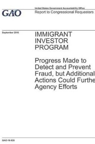 Cover of Immigrant Investor Program