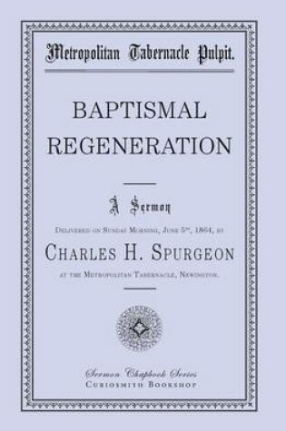 Cover of Baptismal Regeneration