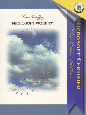 Book cover for Microsoft Word 97, Blue Ribbon Edition