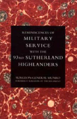 Book cover for Reminiscences of Military Service with the 93rd Sutherland Highlanders