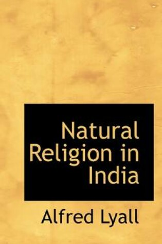 Cover of Natural Religion in India