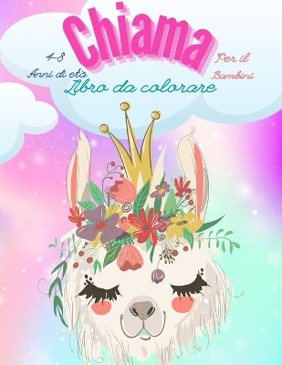 Book cover for Llama libro da colorare per bambini