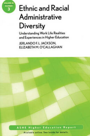 Cover of Ethnic and Racial Administrative Diversity