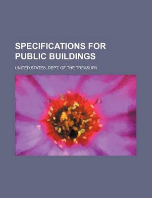 Book cover for Specifications for Public Buildings