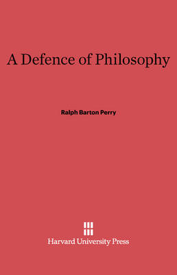 Book cover for A Defence of Philosophy