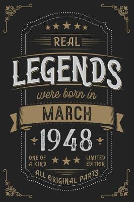 Book cover for Real Legendes were born in March 1948