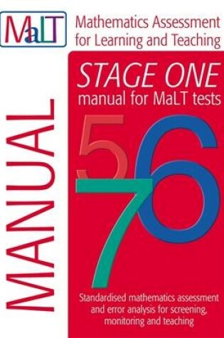 Cover of MaLT Stage One (Tests 5-7) Manual (Mathematics Assessment for Learning and Teaching)