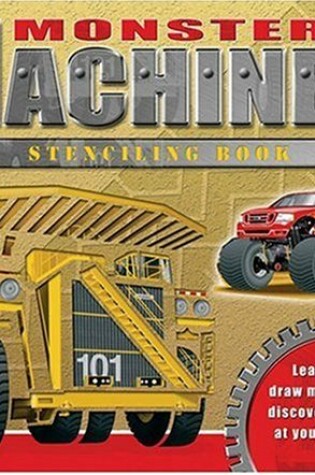 Cover of Monster Machines Stenciling Book