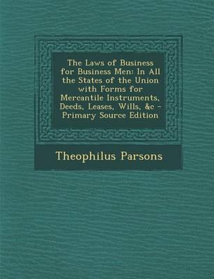 Book cover for The Laws of Business for Business Men