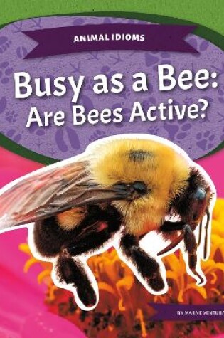 Cover of Animal Idioms: Busy as a Bee: Are Bees Active?