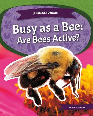 Book cover for Animal Idioms: Busy as a Bee: Are Bees Active?