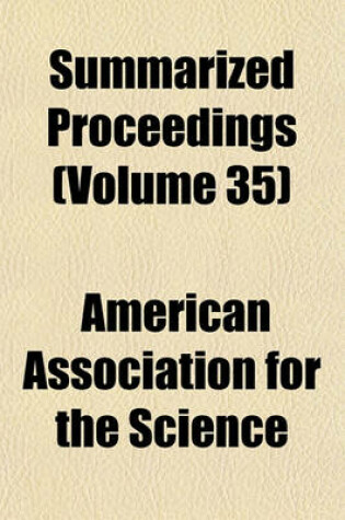 Cover of Summarized Proceedings (Volume 35)