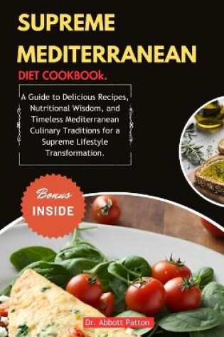 Cover of Supreme Mediterranean Diet Cookbook.