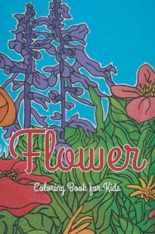 Cover of Flower coloring book for kids