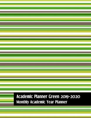 Book cover for Academic Planner Green 2019-2020