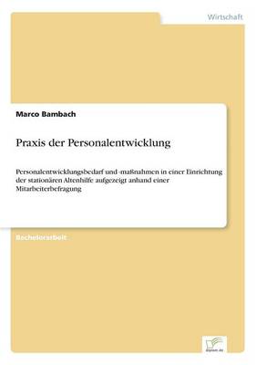 Book cover for Praxis der Personalentwicklung