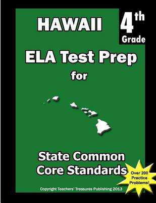 Book cover for Hawaii 4th Grade ELA Test Prep