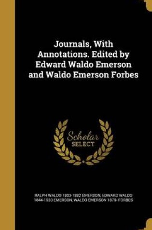 Cover of Journals, with Annotations. Edited by Edward Waldo Emerson and Waldo Emerson Forbes