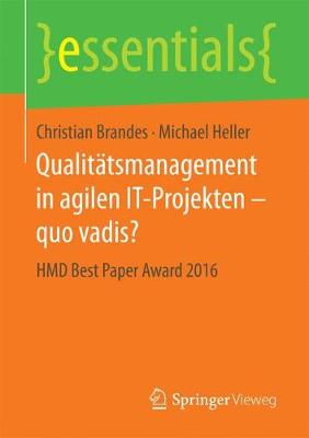 Book cover for Qualitätsmanagement in agilen IT-Projekten – quo vadis?