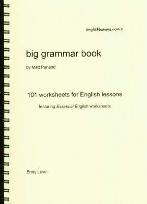 Book cover for English Banana.com's Big Grammar Book