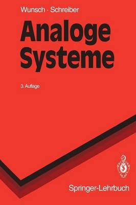Book cover for Analoge Systeme
