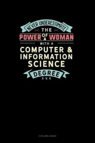 Cover of Never Underestimate The Power Of A Woman With A Computer & Information Science Degree