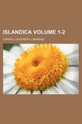 Cover of Islandica Volume 1-2