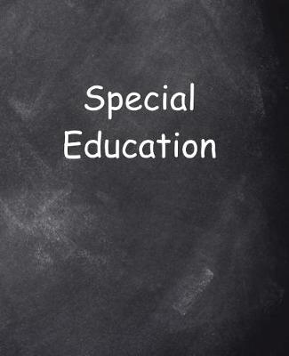 Cover of School Composition Special Education Chalkboard Style 200 Pages