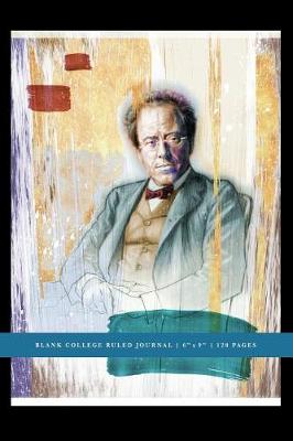 Book cover for Mahler Blank College Ruled Journal 6x9