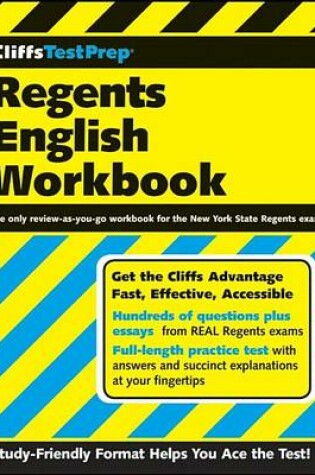 Cover of Cliffstestprep Regents English Workbook