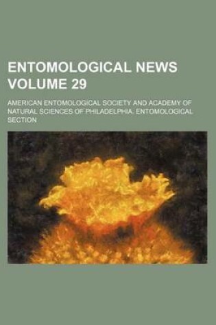 Cover of Entomological News Volume 29