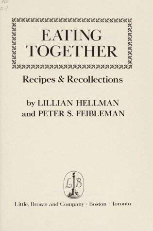Cover of Eating Together