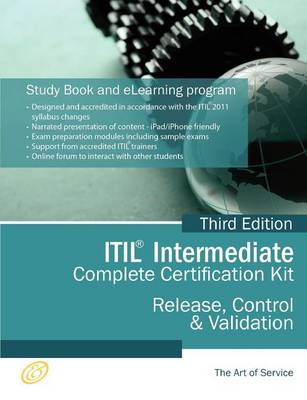 Book cover for Itil Release, Control and Validation (Rcv) Full Certification Online Learning and Study Book Course - The Itil Intermediate Rcv Capability Complete Certification Kit - Third Edition