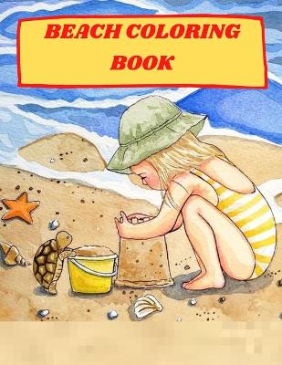 Book cover for Beach coloring book