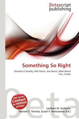 Book cover for Something So Right