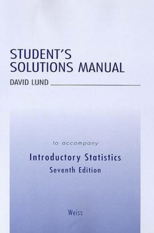 Cover of Student Solutions Manual for Introductory Statistics