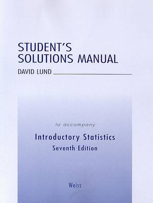 Book cover for Student Solutions Manual for Introductory Statistics