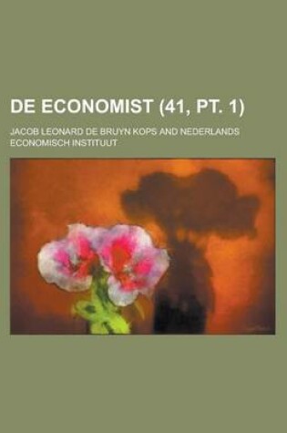 Cover of de Economist (41, PT. 1)