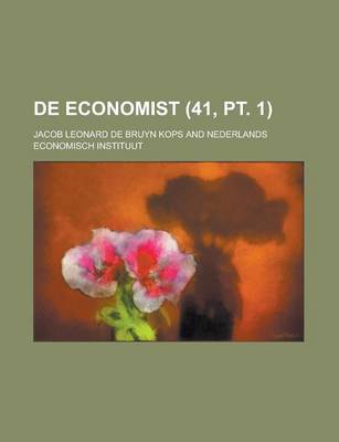 Book cover for de Economist (41, PT. 1)