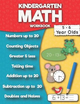 Book cover for Kindergarten Math Workbook