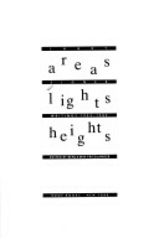 Cover of Areas Lights Heights: Writings 1954-1989