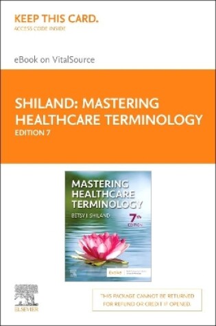 Cover of Mastering Healthcare Terminology - Elsevier eBook on Vitalsource (Retail Access Card)