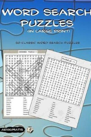 Cover of Word Search Puzzles (in Large Print)