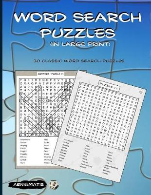 Book cover for Word Search Puzzles (in Large Print)