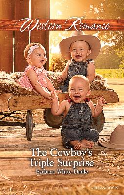 Book cover for The Cowboy's Triple Surprise