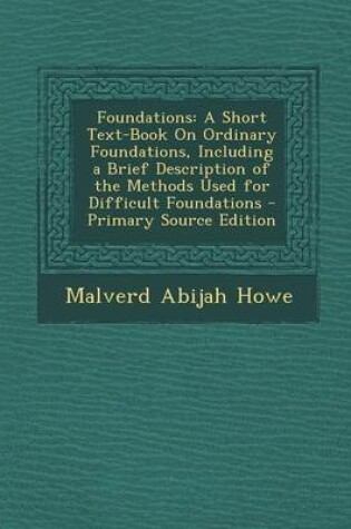 Cover of Foundations