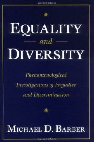 Cover of Equality And Diversity