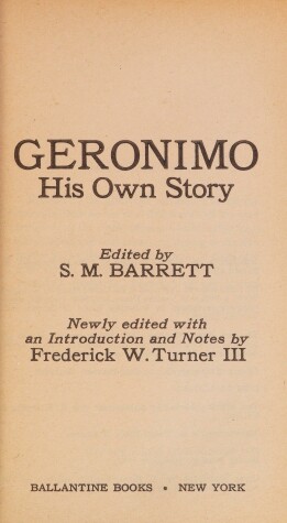 Book cover for Geronimo